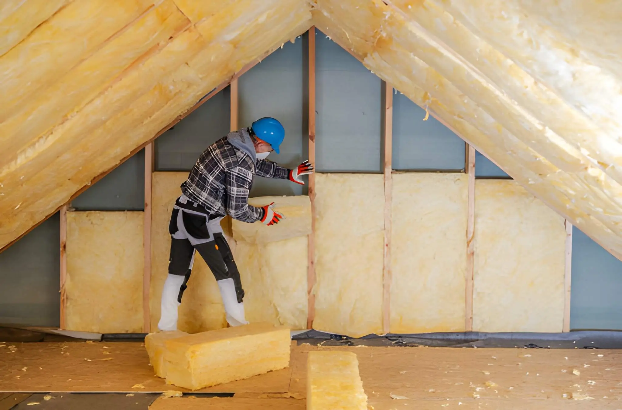 Professional Attic Insulation improving energy efficiency and indoor comfort